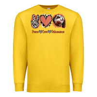 Peace Love Dalmatians Premium Sweatshirt | Teevron
