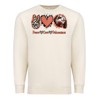 Sandshell Peace Love Dalmatians Premium Sweatshirt - Jasminsmagicworld