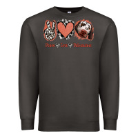 Smoke Peace Love Dalmatians Premium Sweatshirt - Jasminsmagicworld