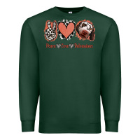 Sports Green Peace Love Dalmatians Premium Sweatshirt - Jasminsmagicworld