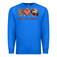 True Royal Peace Love Dalmatians Premium Sweatshirt - Jasminsmagicworld