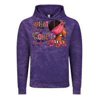 Cloud Purple What other think of me is none of my business afro Vintage Hoodie - RanaPortraitStore