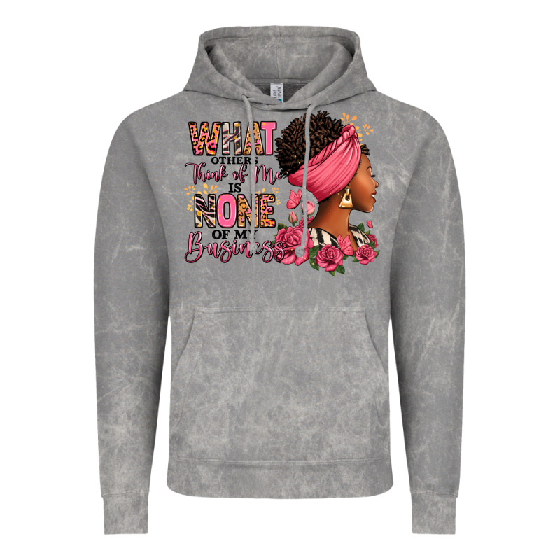 What Other Think Of Me Is None Of My Business Afro Vintage Hoodie by RanaPortraitStore | Teevron