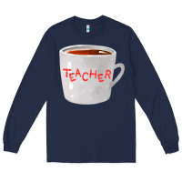 Navy teachers mug  fa element Long Sleeve Tee - FaDigitalArtStudio