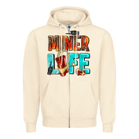 Sandshell miner life Zipper Hoodie - AdoDesignShop