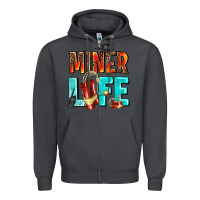 Smoke miner life Zipper Hoodie - AdoDesignShop