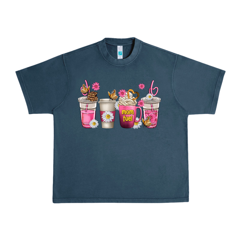 Mom Fuel Coffee Cups Urban Heavy Tee by texasbilliewilder | Teevron