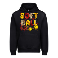 Black softball life Urban Hoodie - Artiststas