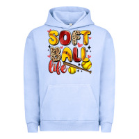 Pigment Grape Ice softball life Urban Hoodie - Artiststas