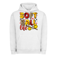 Pigment Lunar Rock softball life Urban Hoodie - Artiststas