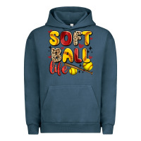 Pigment Midnight Navy softball life Urban Hoodie - Artiststas
