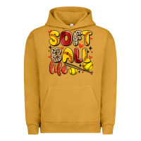 Pigment Peanut Butter softball life Urban Hoodie - Artiststas