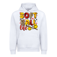 White softball life Urban Hoodie - Artiststas