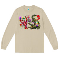 Mushroom mardi gras Long Sleeve Tee - RacoonDesign