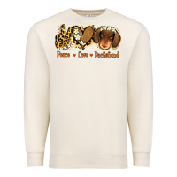 Sandshell Peace Love Dachshund Premium Sweatshirt - Jasminsmagicworld