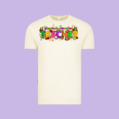 Physical Education Teacher Cinco De Mayo Vintage Tee Designed By Texasbilliewilder