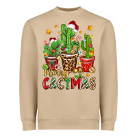 Mushroom christmas cactus merry cactmas Heavyweight Sweatshirt - Zillion Design Studio