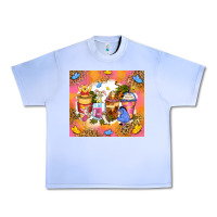 Grape Ice cartoon characters coffee cups Urban Heavy Tee - Zillion Design Studio