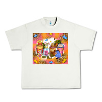 Pistachio cartoon characters coffee cups Urban Heavy Tee - Zillion Design Studio