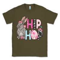 Army Green Easter Day Hip hop bunny Classic Tee - OliviaCreatesArt