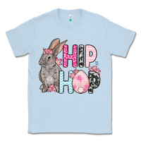 Dusty Blue Easter Day Hip hop bunny Classic Tee - OliviaCreatesArt