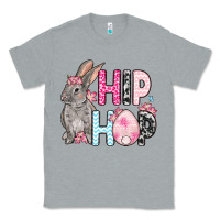 Heather Grey Easter Day Hip hop bunny Classic Tee - OliviaCreatesArt