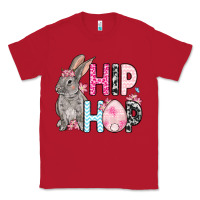 Red Easter Day Hip hop bunny Classic Tee - OliviaCreatesArt