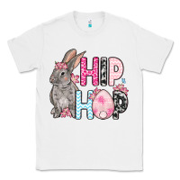 White Easter Day Hip hop bunny Classic Tee - OliviaCreatesArt