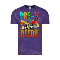 Cloud Purple pre k dude Vintage Tee - texasbilliewilder