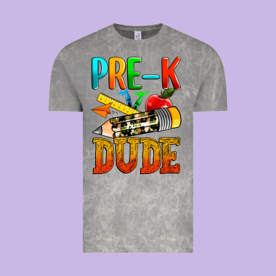 Pre K Dude Vintage Tee Designed By Texasbilliewilder