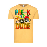 Vintage Mustard pre k dude Vintage Tee - texasbilliewilder