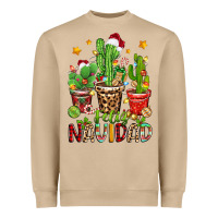Mushroom christmas cactus feliz navidad Heavyweight Sweatshirt - Zillion Design Studio