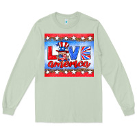 Matcha love america gnome Long Sleeve Tee - HRA Design Shop