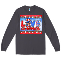 Smoke love america gnome Long Sleeve Tee - HRA Design Shop