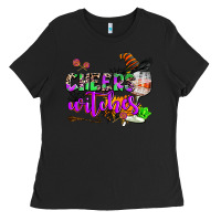 Black cheers witches Ladies Tee - AdoDesignShop