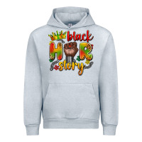 Heather Grey black her story Urban Hoodie - Artiststas