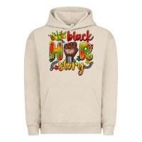 Pigment French Oak black her story Urban Hoodie - Artiststas