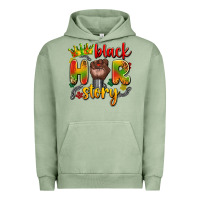 Pigment Oil Green black her story Urban Hoodie - Artiststas