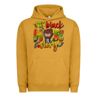 Pigment Peanut Butter black her story Urban Hoodie - Artiststas
