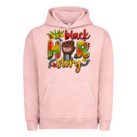 Pigment Salmon black her story Urban Hoodie - Artiststas