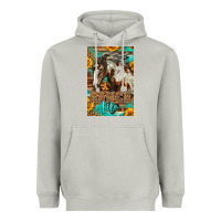 Moon Dust Western Ranch Life Mustang Horse Heavyweight Hoodie - LillyAllenDesigns