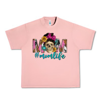 Salmon mom life with skull Urban Heavy Tee - texasbilliewilder