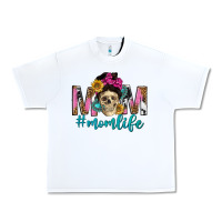 White mom life with skull Urban Heavy Tee - texasbilliewilder