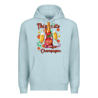 Blue Mist this calls for champagne Premium Hoodie - AdoDesignShop