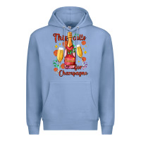 Colony Blue this calls for champagne Premium Hoodie - AdoDesignShop