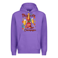 Purple this calls for champagne Premium Hoodie - AdoDesignShop