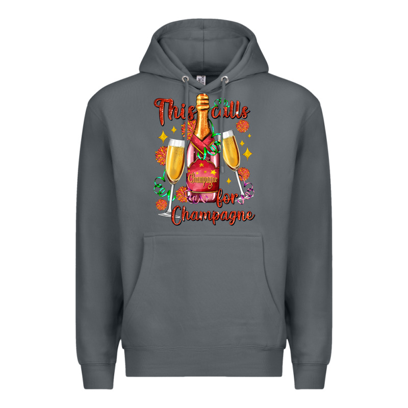 This Calls For Champagne Premium Hoodie by AdoDesignShop | Teevron