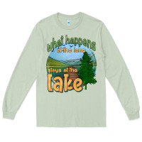 Matcha what happens at the lake stays at the lake Long Sleeve Tee - HRA Design Shop