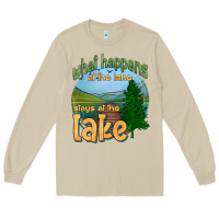 Mushroom what happens at the lake stays at the lake Long Sleeve Tee - HRA Design Shop