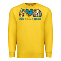 Lemon Peace Love Cocker Spaniel Premium Sweatshirt - Jasminsmagicworld